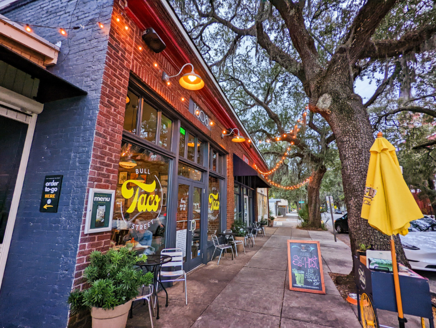 Bull Street Taco in Metropolitan Historic District Savannah Georgia 1