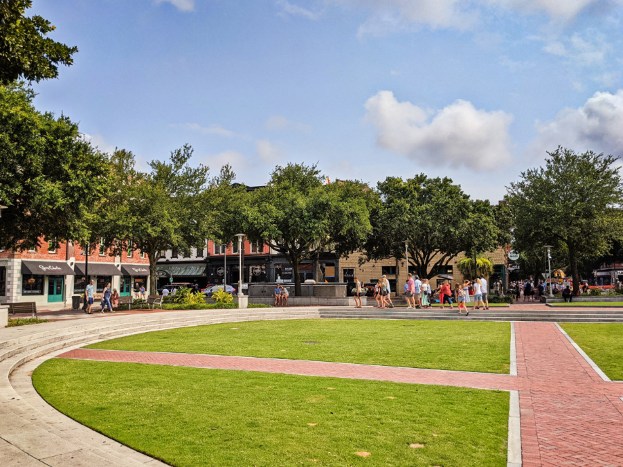 Ellis Square Downtown Savannah Georgia 1