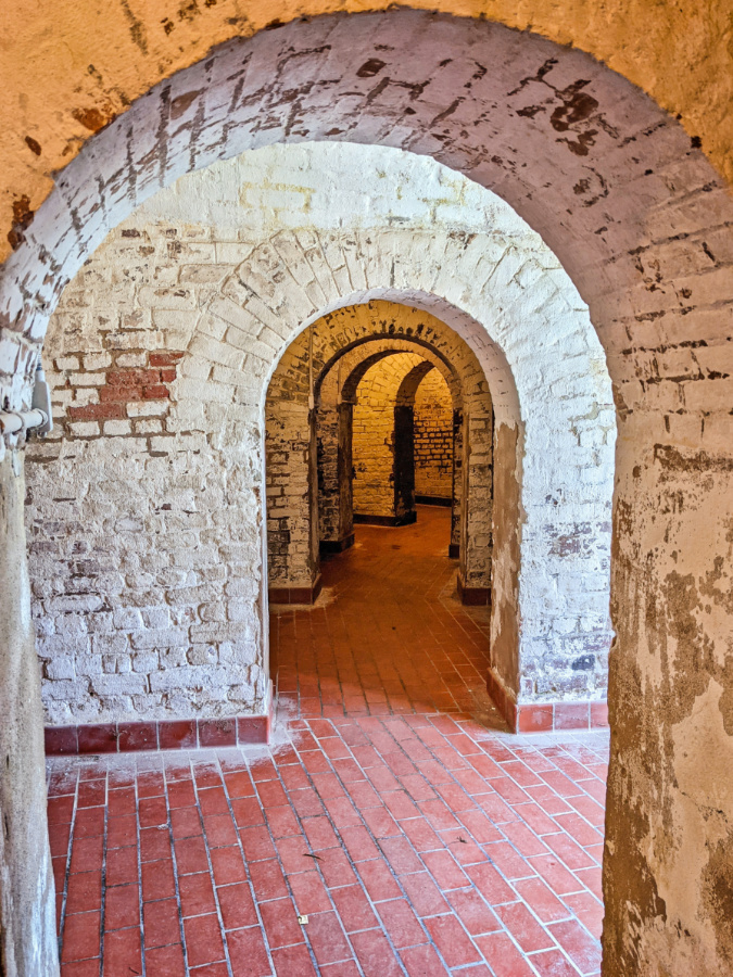 Brick Tunnels at Old Fort Jackson Historic Site Savannah Coastal Georgia 1