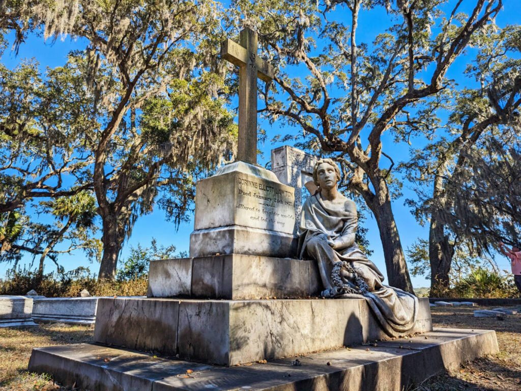 Funerary Statue at Bonaventure Cemetery Savannah Georgia 12