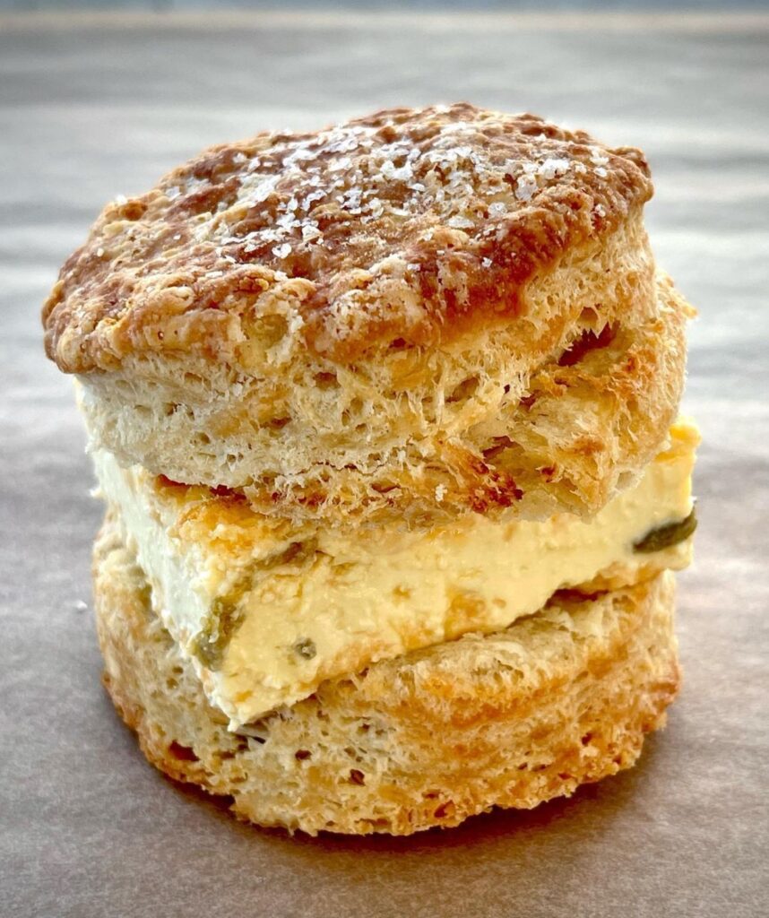Egg Biscuit at Back in the Day Bakery Starland Yard Savannah Georgia 1