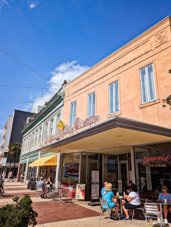 Leopolds Ice Cream on Broughton Street Savannah Georgia 2