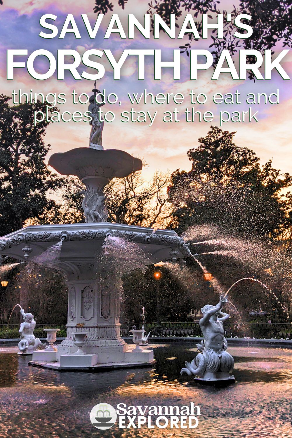 There are lots of things to do at Forsyth Park in Savannah, Georgia. From history in the park to brunch and LGBTQ events, this guide to Forsyth Park and the Victorian District of Savannah is all you need for a great visit.